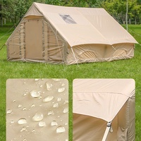 Tente gonflable étanche de type extensible pour camping en plein air, en tissu Oxford, portable, quatre saisons, équipement de tourisme pour la nuit