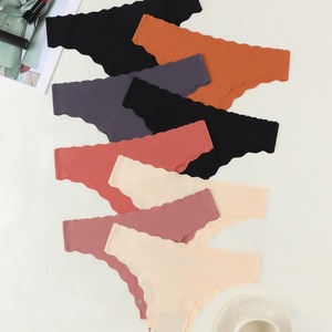 Châu Âu và Mỹ cộng với kích thước của phụ nữ tam giác Bikini Graphene dưới thoáng khí giữa eo lượn sóng cạnh báo in đồ lót - Product Image 4