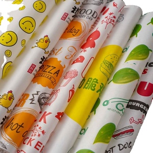 Meilleur Prix Nouveaux Matériaux Papier sulfurisé imprimé coloré anti-graisse pour restaurant, revêtement simple face pour hamburgers et produits laitiers - Product Image 6