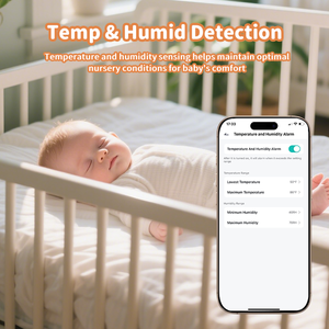 4MP Baby <strong>Monitor</strong> 5.5-Inch <strong>Digital</strong> <strong>Display</strong> 1080p Resolution Two-Way Audio Night Vision Dual View OEM ODM Baby Phone with Camera - Product Image 4