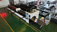 Machine de découpe de tubes laser à fibre CNC de haute précision avec alimentation automatique pour tuyaux métalliques, prend en charge les formats BMP/PLT/DWG