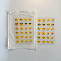 Patchs anti-acné hydrocolloïdes personnalisés en forme d'étoiles jaunes mignonnes (24 pièces) pour le traitement des boutons – Marque privée