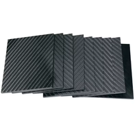 Plaque en fibre de carbone légère de 5 mm, 1,5 g, non volatile, dimensions 500-1000x2500 mm, température de fonctionnement -50~+150