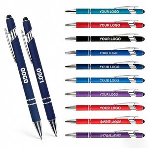 Wholesale Business Stylus Engraved Personalized Gift Promotional Custom Metal Ballpoint Pen Ball <b>Point</b> With Custom Logo - Product Image 1
