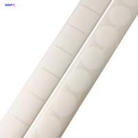 Etiquetas de Cable USB con Código de Barras Sintético, Diseño Personalizado, Adhesivo Acrílico Permanente, Etiquetas de Cable Centrales Plegables