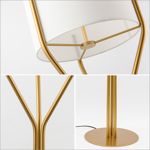 Nghệ thuật thanh lịch nội thất nhà trang trí đứng phòng khách sàn ánh sáng độc đáo sofa showroom biệt thự thẳng đứng vải sàn đèn - Product Image 3