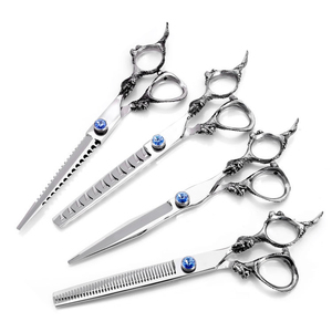 Hair <b>Thinning</b> Scissors Japan VG10 Upgraded Teeth Tijeras Salon Texture Professional Barber Shears Hairdressing Hair Scissors - Product Image 1