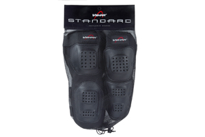 Al por mayor <span class=keywords><strong>VEMAR</strong></span> S-151 Protectores profesionales de nylon para codos y rodillas de motocicleta, juego de cuatro piezas, equipo de seguridad para ciclismo y carreras, negro - Product Image 2