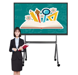 Lavagna Interattiva LCD da 75 Pollici con Penna/Tocco Digitale, Supporto Portatile per Riunioni, Istruzione e Disegno - Product Image 3