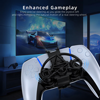 Mini accessoires auxiliaires de roue de simulation de jeux de course de volant pour contrôleur Dualsense PS5