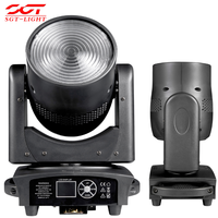 Nouvelle conception 200W COB Blanc chaud et froid, projecteur à lentille Fresnel LED Zoom Wash Moving Head Light DMX512, construction en aluminium pour église et théâtre