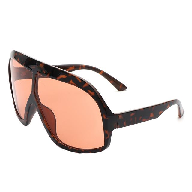 Outdoor Futuristic Top One Piece Lens Oversized Shield Hiphop Square Steampunk Sun Glasses Retro Sunglasses