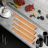 Diviseurs de tiroirs en bambou réglables en gros, organisateurs extensibles pour la cuisine, séparateurs de salle de bain pour une organisation efficace