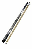 Queue de billard en bois de frêne et ébène, 13 mm, 2 pièces, 1/2, personnalisée en usine, pour l'entraînement, les tournois et les salles de jeu
