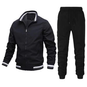 RUIQUWIN Custom Wholesale Men's Sportswear Comfortable and Breathable Casual Sports <b>Suit</b> Stylish Minimalist <b>Jacket</b> - Product Image 4