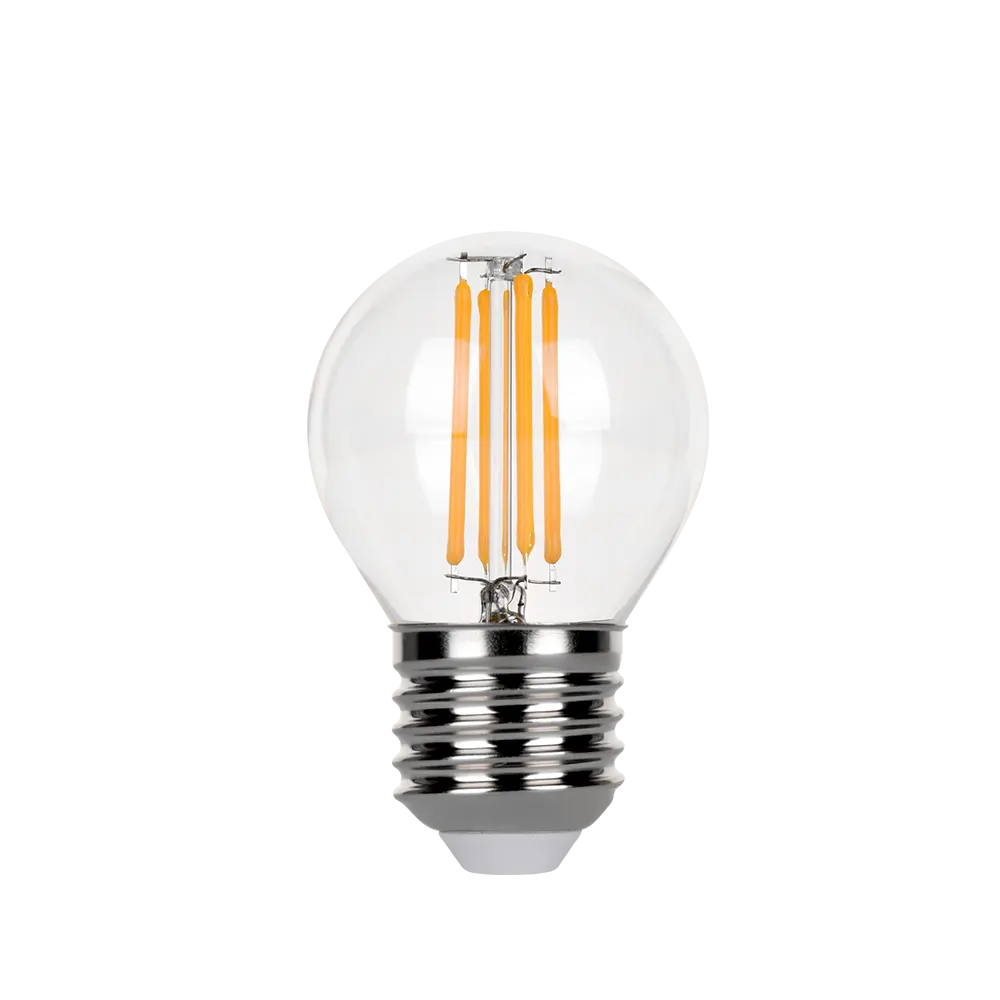 Fast Delivery Stock G45 E27 Led Edison Filament Bulb Lamp 4w 470lm 2700k Warm White Led Bulbs Light For Hotel