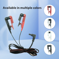 Klip Elektroda Stimulasi Vagus Grosir dengan Kabel, Bantalan Silikon Dua Sisi, Klip Elektroda Tragus/Pipa Telinga untuk Tens