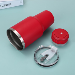 Travel Car Bluetooth Music Tumbler 30oz Double Wall Vacuum Mug Lid <b>Straw</b> Anti-Slip Custom - Product Image 4