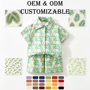 Abbigliamento per Bambini Personalizzabile con Stampa Serigrafica Set 2 Pezzi Maglietta e Pantaloncini ad Asciugatura Rapida per Ragazzi e Ragazze - Product Image 1