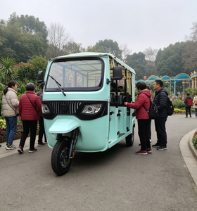 Triciclo Eléctrico de Pasajeros Homologado por la UE con Certificado EEC COC - Totalmente Homologado para Taxis en Grecia, <span class=keywords><strong>España</strong></span> y Portugal - Product Image 5