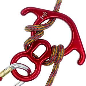 Kletter-Rettungs-Abseilgerät mit 40KN Zugkraft und gebogenem Ohr, Figure-8-Abseilhilfe, Sicherungsgerät - Product Image 2