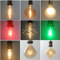 Ampoule LED décorative de Noël à filament lumineux en forme d'étoile