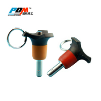 Grossiste OEM 113.8 Goupille de verrouillage à bouton PA en acier inoxydable AISI 420 630, Goupille à dégagement rapide à bille, Goupilles à dégagement rapide à bille