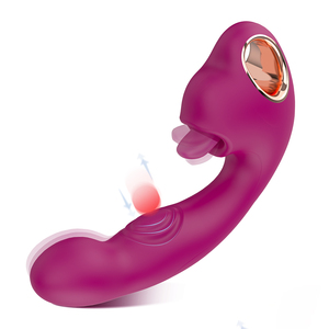Adults Sex Toy Licking Machine Clitoris Stimulator G-Spot Medical Silicone USB Rechargeable 3-Speed IPX7 Waterproof Vibrator - Product Image 1