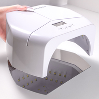 Lámpara UV LED Automática de Alta Potencia para Uñas, Máquina de Fototerapia de Plástico con Enchufe Estadounidense para Esmalte y Pegamento de Uñas, Secado Rápido para Arte de Uñas