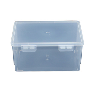 Juego de Cajas de Almacenamiento de Plástico Transparente, Contenedor Rectangular con Tapa para Alimentos, Organizador de Escritorio, Serie 701, Origen Yiwu - Product Image 5