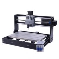 Router CNC para Madera, Router CNC Automático Multifuncional, Router de Fresado de 3 Ejes para Trabajos en Madera, Máquina de Tallado 3018, Cortadora y Grabadora Láser