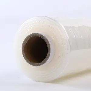 30 cm × 60 m 10 mikron dicke transparente jumbo-rolle bpa-frei billig china industrie kundenspezifische klammerfolie lebensmittelverpackung mit zertifizierung