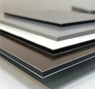 Panel de Material Decorativo de Fábrica OEM de 4 mm, Panel Compuesto de Aluminio para Puerta de Garaje