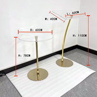 Pupitre de Chaire en Acrylique – Podium en Acrylique de Haute Qualité Idéal pour les Restaurants, Mariages, Bureaux et Salles de Classe