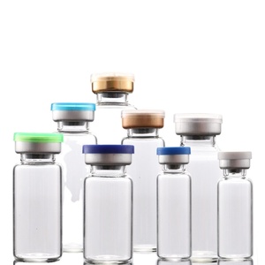 <b>Mini</b> Clear Glass Medicine Vials Cylinder Shape 2ml 3ml 4ml 5ml 7ml 8ml 10ml 15ml 20ml 30ml - Product Image 1