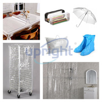 Rouleaux de PVC transparents imperméables légers et économiques, résistants au gel, pour la couverture de serres extérieures