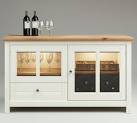 Meuble lumineux de luxe pour le salon armoire en marbre pour le dîner armoire latérale moderne simple pour restaurant armoire à vin pour bol