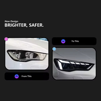 Luces para Auto Audi A3 8V 2013-2016, Conjunto de Faros Delanteros con Lente LED, Luz Diurna DRL, Señal de Giro Dinámica