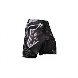 Shorts MMA personnalisés imprimés par transfert thermique, durables, pour hommes, séchage rapide, polyester, vêtements d'arts martiaux mixtes, coupe régulière pour adultes - Product Image 1
