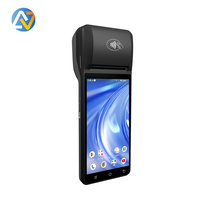 Diskon Printer Pos Mini Android 13 5.5 inci 8-Core 1.6Ghz, mesin Pos Mini genggam sistem POS