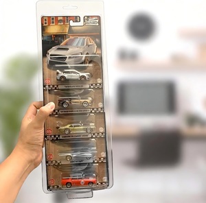 Étui de protection en plastique PET recyclable compatible HW pour modèles de voitures miniatures avec affichage et rangement transparents - Product Image 2