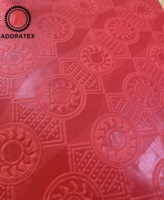 Tissu Adoratex Print Congo Kinshasa à prix avantageux, tissu africain à deux faces gaufré à la cire, 100% polyester