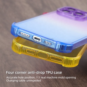 Funda para teléfono móvil Funda para teléfono Color degradado Funda para teléfono a prueba de caídas para <span class=keywords><strong>iPhone</strong></span> 16 15 11 13 14 15 - Product Image 5