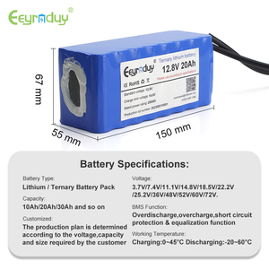 18650 72V 10.4Ah Wiederauf lad bares Lithium-Ionen-Akkus ystem für Elektro roller Motorrad 12V Elektro werkzeuge und Fahrzeuge - Product Image 5