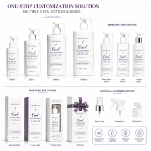 Crème Coiffante Hydratante Anti-Frisottis <span class=keywords><strong>pour</strong></span> <span class=keywords><strong>Cheveux</strong></span> Bouclés, Ondulés et Frisés, Marque Blanche, Rehausseur de Boucles Naturelles, OEM - Product Image 2