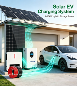 Système Solaire Domestique Batterie 30kW 8kW 5kW MPPT Lithium-Ion Complet Hybride Photovoltaïque Connecté au Réseau - Product Image 3