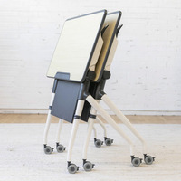 Meubles scolaires, table d'étude pliable pour enfants, bureau d'apprentissage pour enfants, bureau de classe