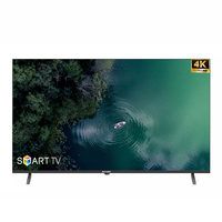 Tv Pintar Led 55 Inci dengan Android & Wifi, Tv Pintar 4K UHD Kaca Tempered Asli
