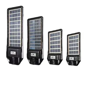2022新款led太阳能路灯防水abs太阳能路灯带太阳能电池板300w太阳能路灯户外