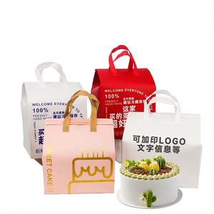 Logo Custom Waterproof Nonwoven Thermal <b>Bag</b> Disposable <b>Cooler</b> <b>Bag</b> Insulated Aluminum Foil Food Delivery Dessert <b>Lunch</b> Takeaway - Product Image 3